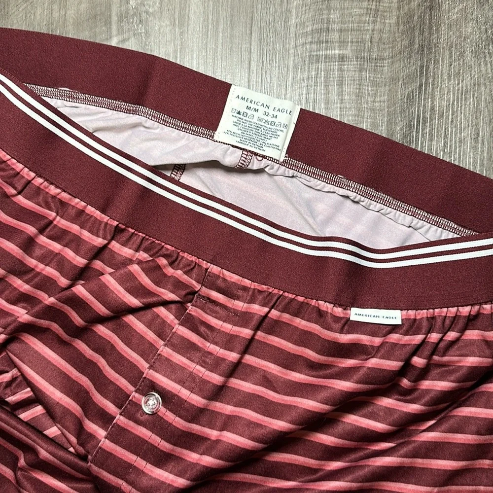 American Eagle Striped 4” Ultra Soft Pocket Boxer - Medium